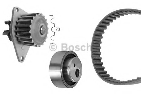 BOSCH 1 987 948 702 Water Pump & Timing Belt Kit